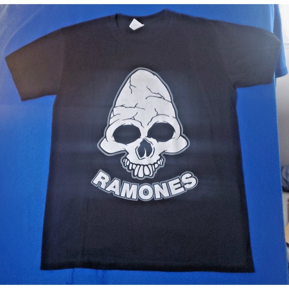 RAMONES Rock Band New Nwot Black T-Shirt Men's Size Medium